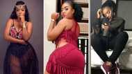 Kumawood actress Vivian Okyere causes stir with no makeup and wig photos