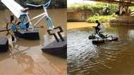 Meet Frank, the young Ghanaian who has just built a bicycle you can ride on water