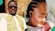 "Thank you wife for taking the pain": Emeka Ike welcomes baby girl on birthday after losing his mom