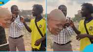 Akufo-Addo: Ghanaian man cries out as statue of former president gets demolished