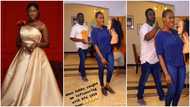 Mercy Johnson's husband playfully taps her head as he catches her making TikTok video with his shoes