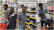 "Pick, check price & drop it back" - 2 men show how people shop in Ghana now amidst high prices