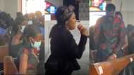 Video of Reggie Zippy shedding tears at pre-burial church service of late mom emerges