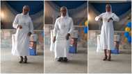 Beautiful sister 'sets church on fire' as she joins Buga challenge, slays with dance moves in video; many react