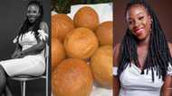 Aba Agyeiwaa Hall: Meet the Central University graduate who decided to sell 'bofrots' after school