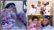 Tracey Boakye gets emotional as she sings Piesie Esther's Waye Me Yie song at her son's christening
