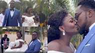 Beautiful videos emerge as Onua TV presenter AJ Poundz ties the knot in a simple and lovely wedding