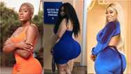 Jaye Love: Moesha, Fella Makafui challenge lady with heavy backside twice their own in 2020 photos