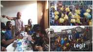 Kind man puts smiles on faces of slum kids, distributes food items to 50 families