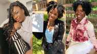 Young lady flaunts her 'beauty with brains' in viral photos after graduating with PhD