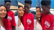 Atemuda: Ghanaian actor attempts to kiss pretty lady, she refuses and warns him, video stirs reactions