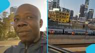 Ghanaian man shares real-time footage to refute false claims of Tel Aviv attacks, video goes viral