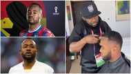 Ghana vs Uruguay: Black Stars player Jordan Ayew is ready to face Suarez as he gets his hair trimmed before the match