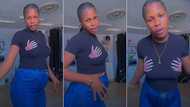 "Please help me": Lady who gave birth displays big tummy in video seeks advice to reduce it