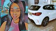 Boss lady: 'Rich girl' spoils herself with a sporty BMW, shares admirable photos