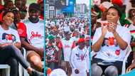 John Dumelo's wife, Gifty Dumelo ESQ, supports him at his campaign launch, lovely photos warm hearts
