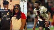 Mohammed Kudus: GH World Cup star caught thirsting over thick stunner in video; leaves other ladies jealous