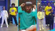 Stonebwoy's kids take dancing lessons with Afronita, they learn fast in video: "Too smart"