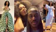 Nadia Buari shares latest videos playing with her handsome brother to mark his b'day; fans shout