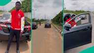 Nigerian man with Toyota Spider races Lexus ES 350, wins his opponent, people react