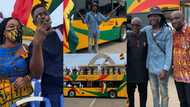 Stonebwoy joins Ghana Tourism Authority to outdoor 'Aunty Deede' buses; beautiful photos drop