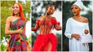 Akuapem Poloo turns heads with matching bra and heels on Michy's show on Movement TV