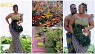 "Garden of Eden pro max": Videos of the plush decor at Tracey Boakye's wedding that has taken over the internet