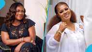 Emelia Brobbey and Obaapa Christy share a kiss at her Odeneho album launch, video goes viral