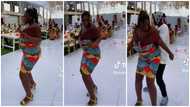 Ghana Wedding: Nice video of lady wiggling her waist with energy at a wedding reception goes viral: “She wants a man"