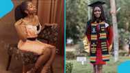 KNUST: Joana Yabani's beautiful sister who graduated from University of Ghana last week pops up