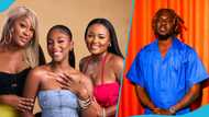 Kawabanga on set of Efia Odo's podcast, peeps react: "it's about Gyakie"