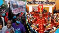 Five Ghanaian parliamentarians caught up in Kenyan parliament as protesters breach perimeter