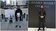 24-year-old first-class graduate who begged for work on street with a CV board gets dream job within 3 hours
