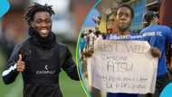 Ghana vs Liberia: Fan pays tribute to Christian Atsu at the Accra Sports Stadium