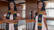 Gorgeous lady graduates as 2nd best Telecommunication engineering student at KNUST