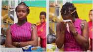 Poor female fried yam seller given GHc30k to invest in her business; she cries in emotional video