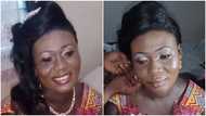 Beautiful lady's weird makeup in video causes stir on social media, netizen questions skill of artist