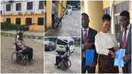 3 talented graduates build solar-powered wheelchair that is controlled by voice, use it in video