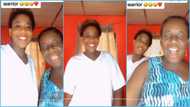 Ghanaian lady joins Monica TikTok challenge, mom disrupts video, sings gospel song