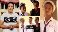 Joy as cleaner's brilliant daughter who scored 8As in JHS gets scholarship from SS1 to varsity