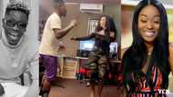 Efia Odo goes wild; warns SM fan over Shatta Wale