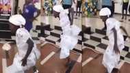 Ghanaian grandma makes waves online as video of her wild dance moves in church goes viral; many are impressed