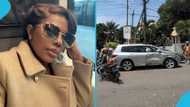 "I have never seen anything like this": Nana Aba shares footage from Labone GCB bank robbery