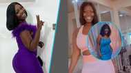 Felicia Osei shows off her curves in gym sportswear, turns her behind in video for fans, many drool