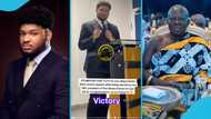 Otumfuo Osei Tutu II’s son Nana Opoku Ware speaks after winning Ghana School of Law SRC presidency