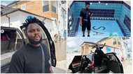 Famous comedian Sabinus buys new mansion in Lagos with customised swimming pool