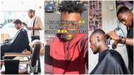 Ghanaian rapper weeps after being charged GH₵800 for a haircut in the US