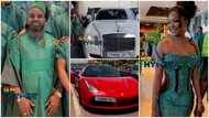 Beautiful videos drop as rich Shatta Wale fan Why Fynn marries Akufo-Addo's 'girl' in lavish wedding, his Rolls Royce convoy causes stir