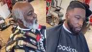 Video showing how man was transformed from "75" to "35" in barbershop heaps reactions online