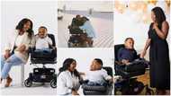 Pretty lady falls in love with disabled man, their wedding photos stir reactions, people call her names